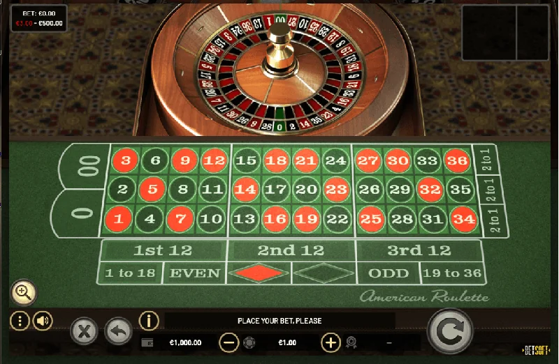 American Roulette Schermafbeelding