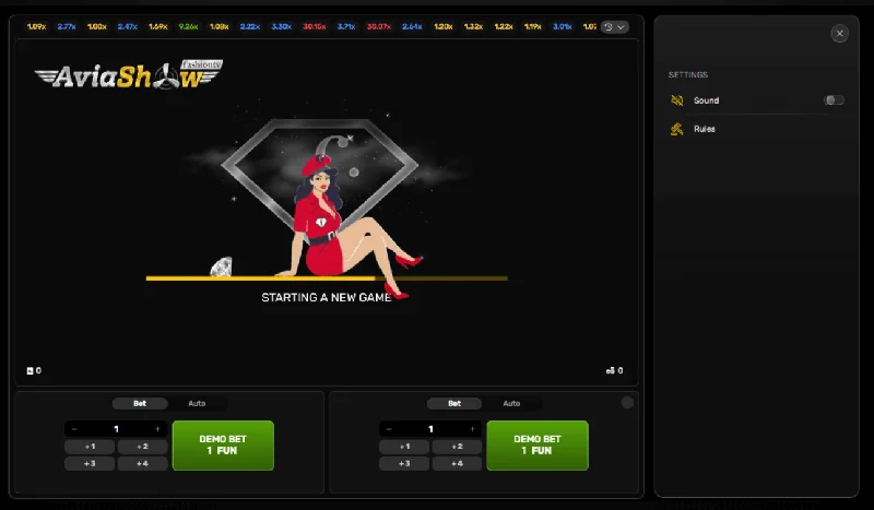 Aviashow Schermafbeelding