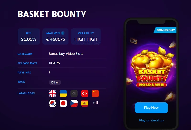 Basket Bounty Schermafbeelding