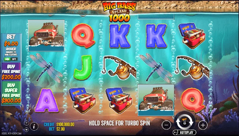 Big Bass Splash 1000 Schermafbeelding