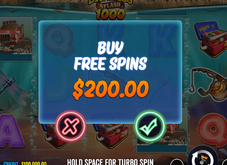 Big Bass Splash 1000 Schermafbeelding