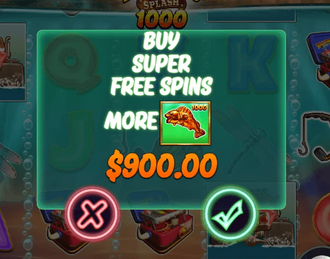 Big Bass Splash 1000 Schermafbeelding