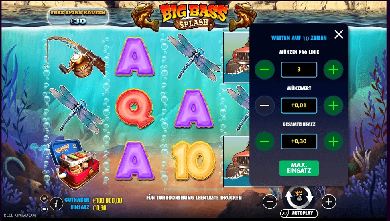 Big Bass Splash Schermafbeelding