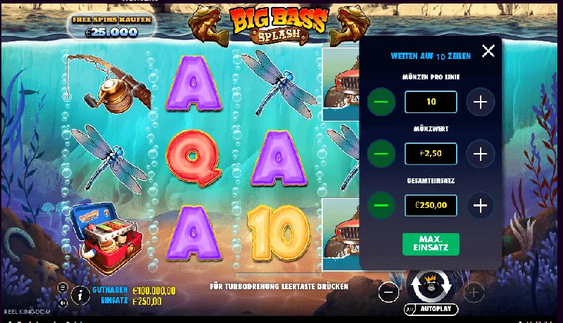 Big Bass Splash Schermafbeelding
