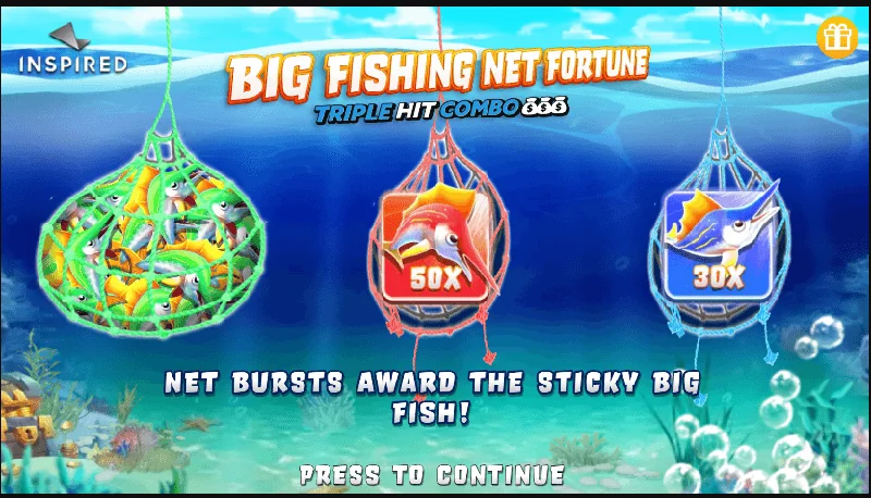 Big Fishing Net Fortune Schermafbeelding
