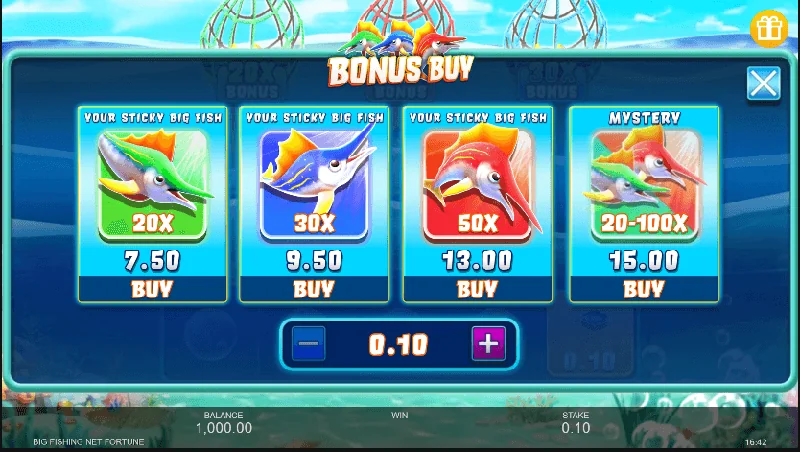 Big Fishing Net Fortune Schermafbeelding