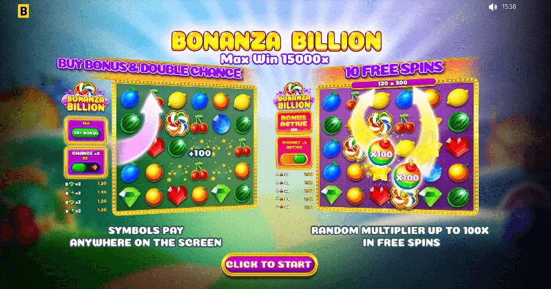 Bonanza Billion Schermafbeelding