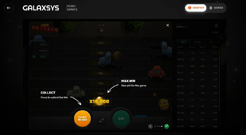Chicken Crash Schermafbeelding
