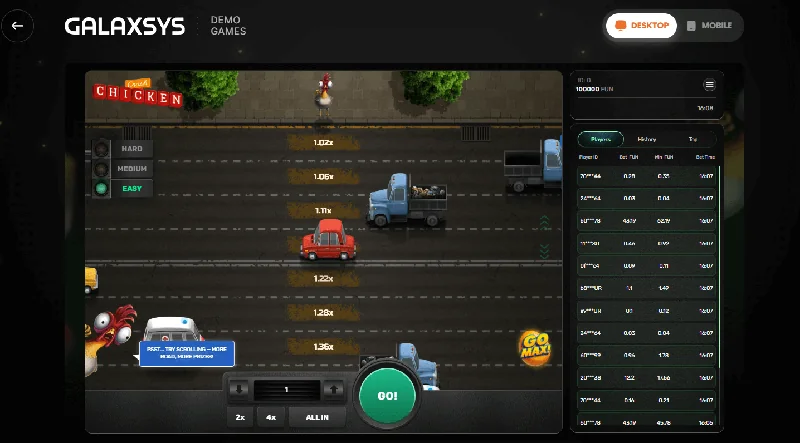 Chicken Crash Schermafbeelding