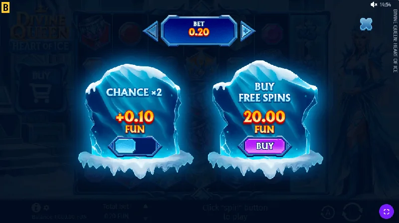 Divine Queen Heart of Ice Schermafbeelding