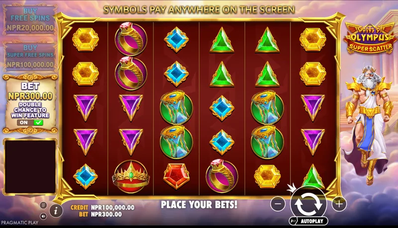 Gates of Olympus Super Scatter Schermafbeelding