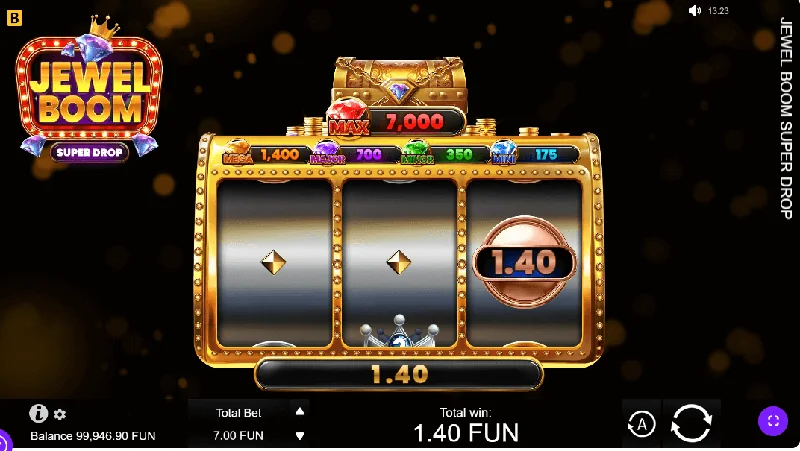 Jewel Boom Super Drop Schermafbeelding