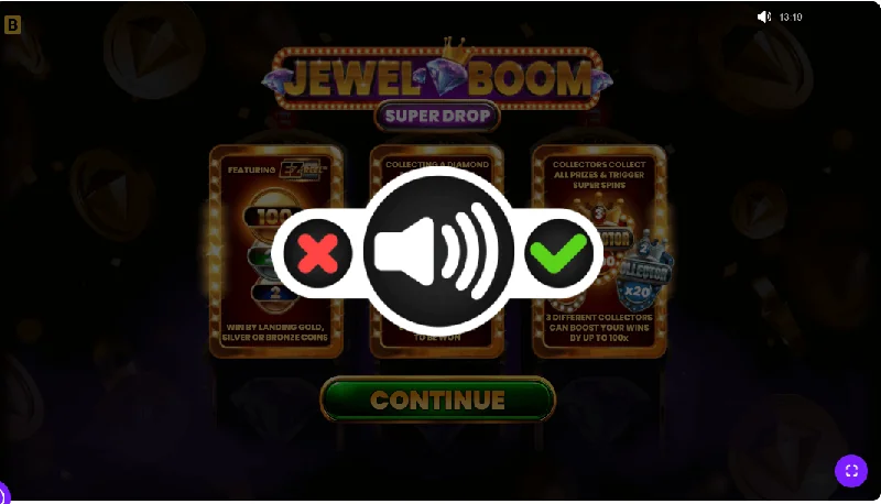 Jewel Boom Super Drop Schermafbeelding