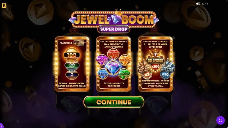 Jewel Boom Super Drop Schermafbeelding