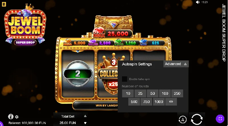 Jewel Boom Super Drop Schermafbeelding