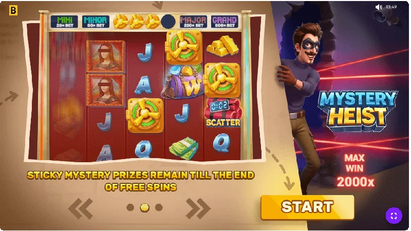Mystery Heist Schermafbeelding