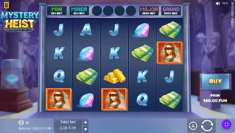 Mystery Heist Schermafbeelding