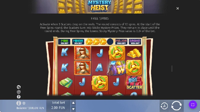 Mystery Heist Schermafbeelding
