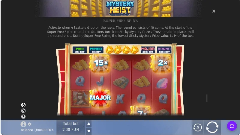 Mystery Heist Schermafbeelding