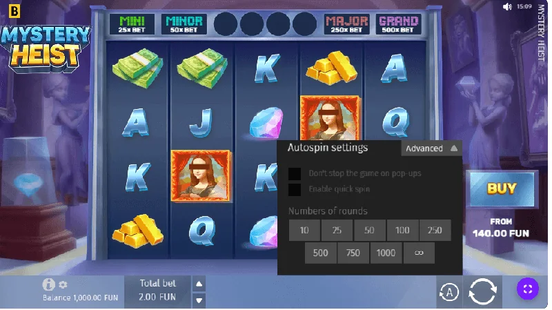 Mystery Heist Schermafbeelding