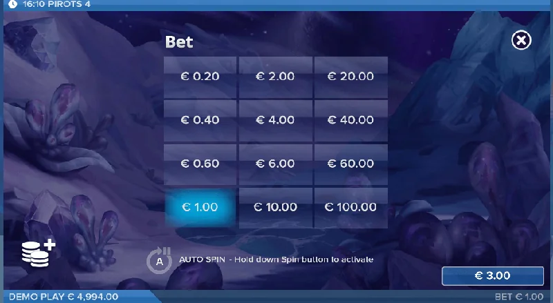 pirots 4 Schermafbeelding