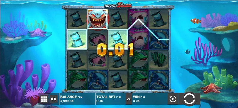 Razor Shark Schermafbeelding