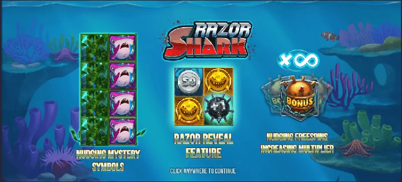Razor Shark Schermafbeelding