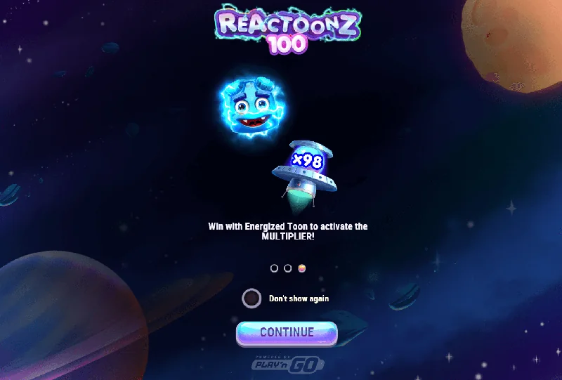 Reactoonz 100 Schermafbeelding