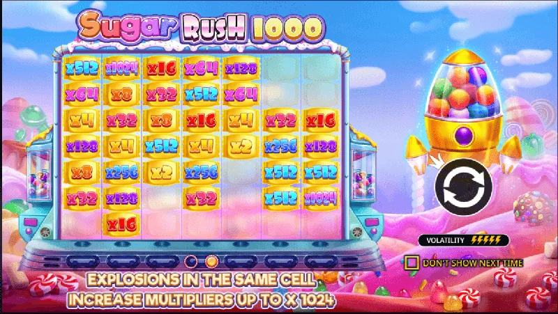 Sugar Rush 1000 Schermafbeelding