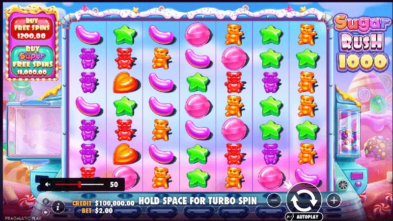 Sugar Rush 1000 Schermafbeelding