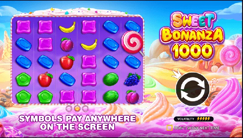 Sweet Bonanza 1000 Schermafbeelding