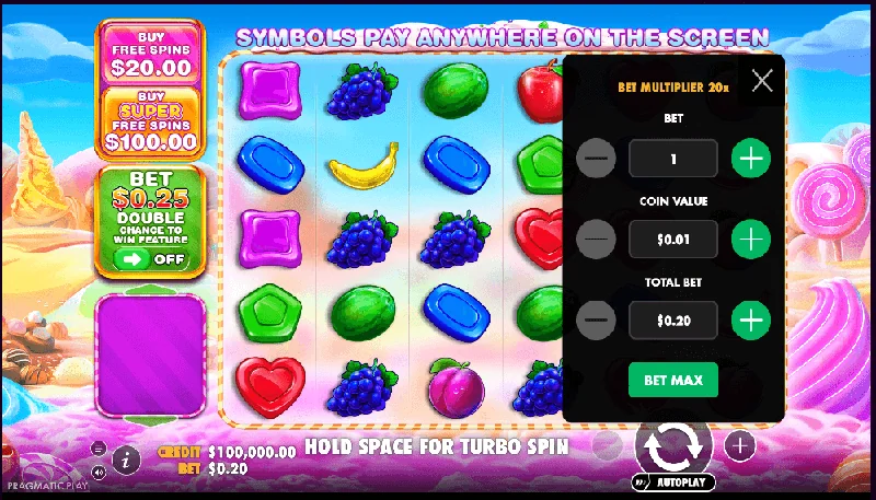 Sweet Bonanza 1000 Schermafbeelding