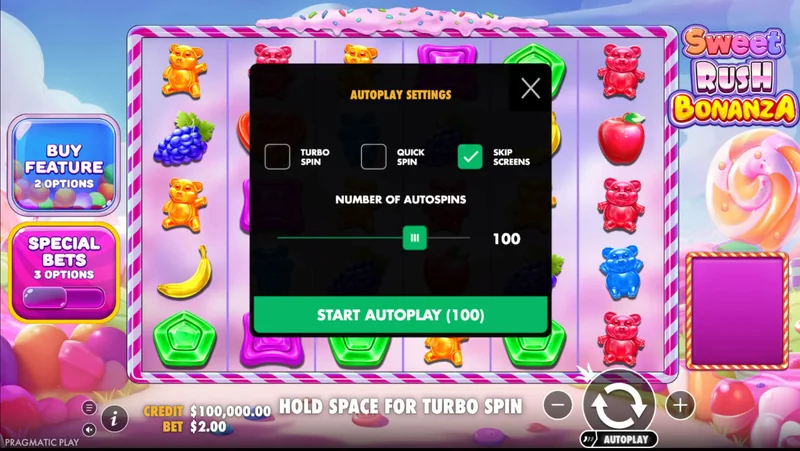 Sweet Rush Bonanza Schermafbeelding