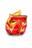 777 Burn 'Em Up Enkele Zeven 7 Symbool