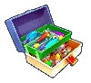 Big Fishing Net Fortune Tackle Box Symbool