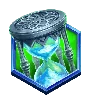 Divine Queen Heart of Ice Ancient Coin Symbool