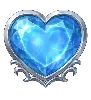 Divine Queen Heart of Ice Blauw Hart Symbool