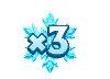 Divine Queen Heart of Ice Sneeuwvlok Vermenigvuldiger Symbool