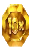 pirots 4 Coin 10x Symbool