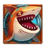 Razor Shark Oranje Haai Symbool