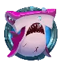 Razor Shark Roze Haai Symbool