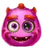 Reactoonz 100 Roze Symbool met Twee Ogen