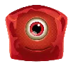Reactoonz 100 Rood Eenogig Symbool