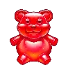 Sugar Rush 1000 Rode Gummy Bear Symbool