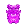 Sugar Rush Super Scatter Paars Gummy Bear Symbool
