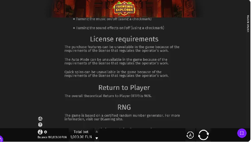 Treasure Explorer Schermafbeelding