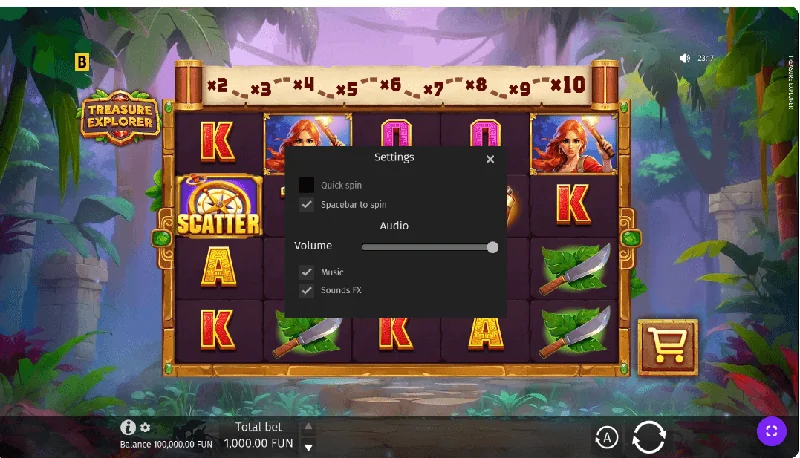 Treasure Explorer Schermafbeelding