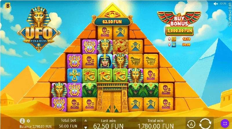 UFO Pyramids Schermafbeelding