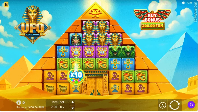 UFO Pyramids Schermafbeelding